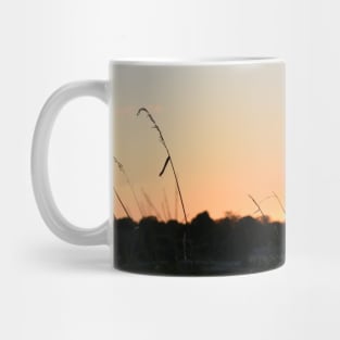 Sunset Through the Grass Mug